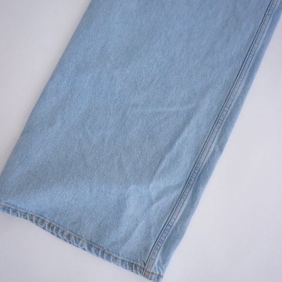 Agolde Los Angeles Utility Wide Leg Jeans Light Wash 90s Minimalist Model Off 28 - Picture 13 of 14